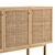 Natural Rattan Oak Sideboard - Pavia 3D model small image 3