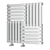 Stainless Steel Keops Heating Radiator 3D model small image 2