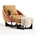 Lido Armchair: Sleek, Stylish Seating Solution 3D model small image 2