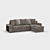 Dubai Sofa: Stylish and Comfortable 3D model small image 1