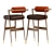 Elegant Bar Chair: Stylish, Comfortable and Durable 3D model small image 2