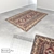 Ethnic Charm: KAZAK MIX-IVR Rug 3D model small image 2