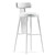 Sleek Blakey Bar Chair 3D model small image 3