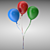 Vibrant Balloon Assortment 3D model small image 2