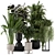 Ferm Living Indoor Plants: Bau Pot Large - Set 552 3D model small image 1