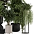Ferm Living Indoor Plants: Bau Pot Large - Set 552 3D model small image 4