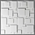 3D Decorative Wall Panel - 30x30 cm 3D model small image 4