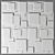 3D Decorative Wall Panel - 30x30 cm 3D model small image 5