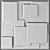 3D Decorative Wall Panel - 30x30 cm 3D model small image 6