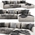 Elegant Poliform Bristol Sofa 3D model small image 1