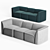 Natural-inspired Flora Sofa 3D model small image 3