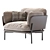  Sleek Sussex Armchair: Contemporary Comfort 3D model small image 4