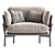  Sleek Sussex Armchair: Contemporary Comfort 3D model small image 6