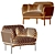  Sleek Sussex Armchair: Contemporary Comfort 3D model small image 7