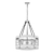 Rustic Cage Chandelier: Elegant Dining Lighting 3D model small image 2