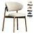 Oleandro Chair: Modern Wood Elegance 3D model small image 1