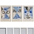 Modern Abstract Face Picture Frame Set 3D model small image 1