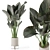 Ferm Living Bau Pot Large - Set 555: Stylish Indoor Plants 3D model small image 1