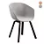 Hay About A Chair AAC23 - Modern Scandinavian Design 3D model small image 1