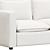 Lotus Deep Low Grande Sofa: Luxurious Comfort in a Stylish Design 3D model small image 2