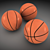 ProCourt Official Basketball - 30 cm 3D model small image 5