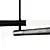 Crate & Barrel Exclusive: Linear LED Wood Black Chandelier 3D model small image 2