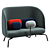 Cozy Nest Sofa 3D model small image 1