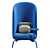 Cozy Nest XL Chair: Ultimate Comfort for Relaxation 3D model small image 2