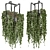 Metal Box Hanging Plants - Set 270 3D model small image 3