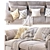 Elegant Harmony Sofa: Timeless Design, Superior Comfort 3D model small image 5