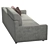 Luxurious James Frigerio Salotti Sofa 3D model small image 4