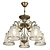 Freya Bronze Chandelier: Elegant Classic Design 3D model small image 2