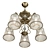 Freya Bronze Chandelier: Elegant Classic Design 3D model small image 6