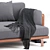 Elegant Maria Sofa: Timeless Comfort 3D model small image 3