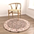 Round Rugs Set: Versatile and Realistic 3D model small image 2