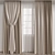 Elegant Curtain 3D Model 3D model small image 1