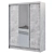 Atelier Light Sliding Wardrobe 3D model small image 1