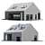 Modern Barnhouse with Skylights 3D model small image 3