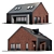 Modern Barnhouse with Skylights 3D model small image 4