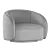 Eichholtz Brice: Stylish Swivel Chair 3D model small image 4