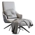 Classic Kensington Molteni&C Armchair 3D model small image 4