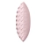 Pink Faux Suede Cushion: Lattice Weave Elegance 3D model small image 3