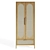 Elegant Rattan Wood Cabinet 3D model small image 2