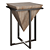 Geometric Accent Table with Antique Finish 3D model small image 4