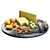 Elegant Marble Cheese Board Set 3D model small image 1