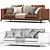 Maxalto Lucrezia Soft Sofa - Luxury & Comfort 3D model small image 3
