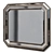 1032M Mirror in Frame 56x64cm 3D model small image 1