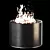 Elegant Fire Pit with Hood 3D model small image 7