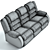 Ultimate Comfort Vacherie Reclining Sofa 3D model small image 3