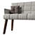 Elegant Jasmine Sofa: Modern Comfort & Style 3D model small image 6